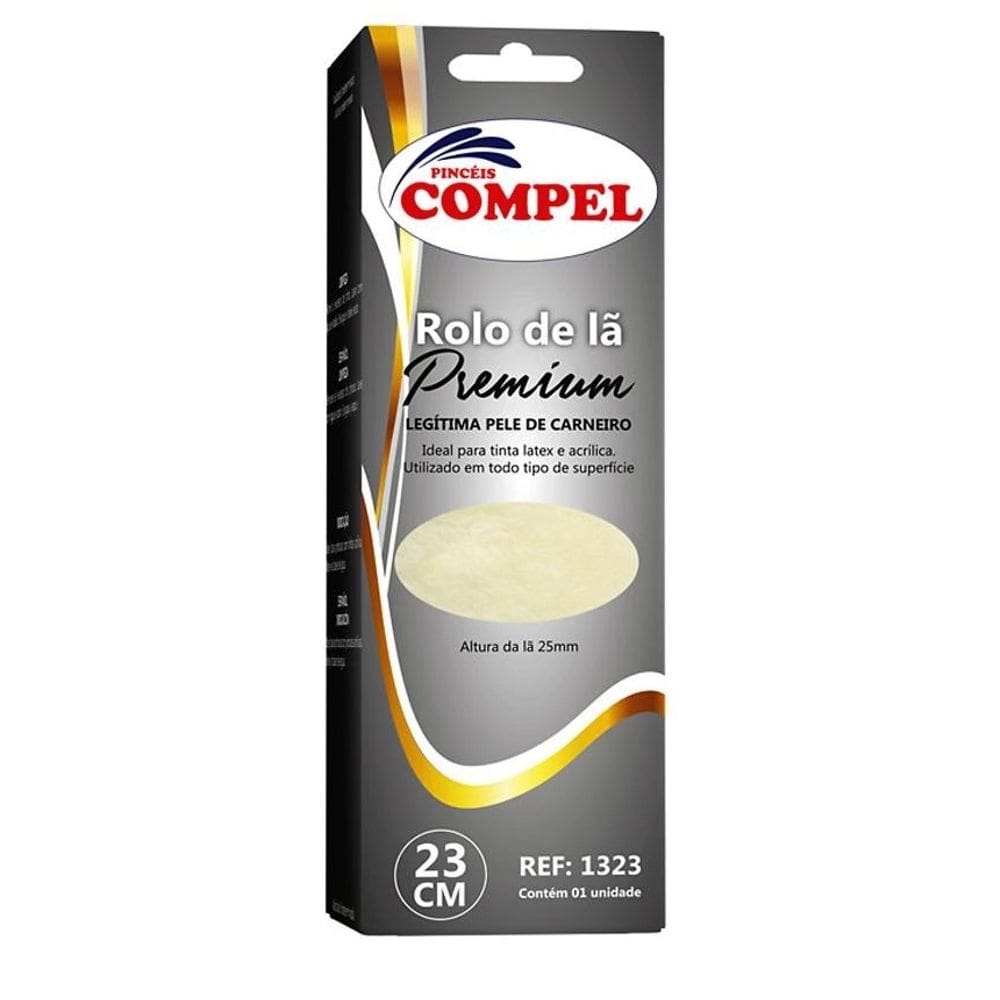 Rolo LA Carneiro Premium 23CM S/SUPORTE Compel 0.1323