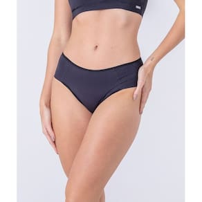 Calcinha cintura alta absorvente para fluxo intenso