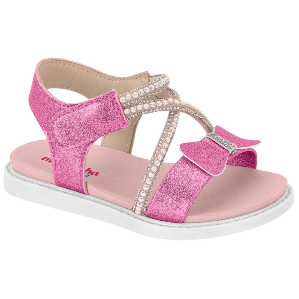 Sandália Menina Bebê Molekinha 2714.225 - Rosa