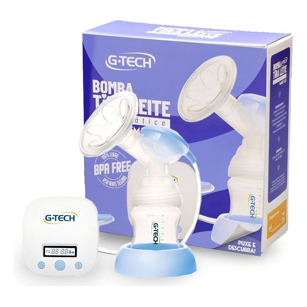 Bomba Tira Leite Materno Ordenha Automática Lcd - G-tech