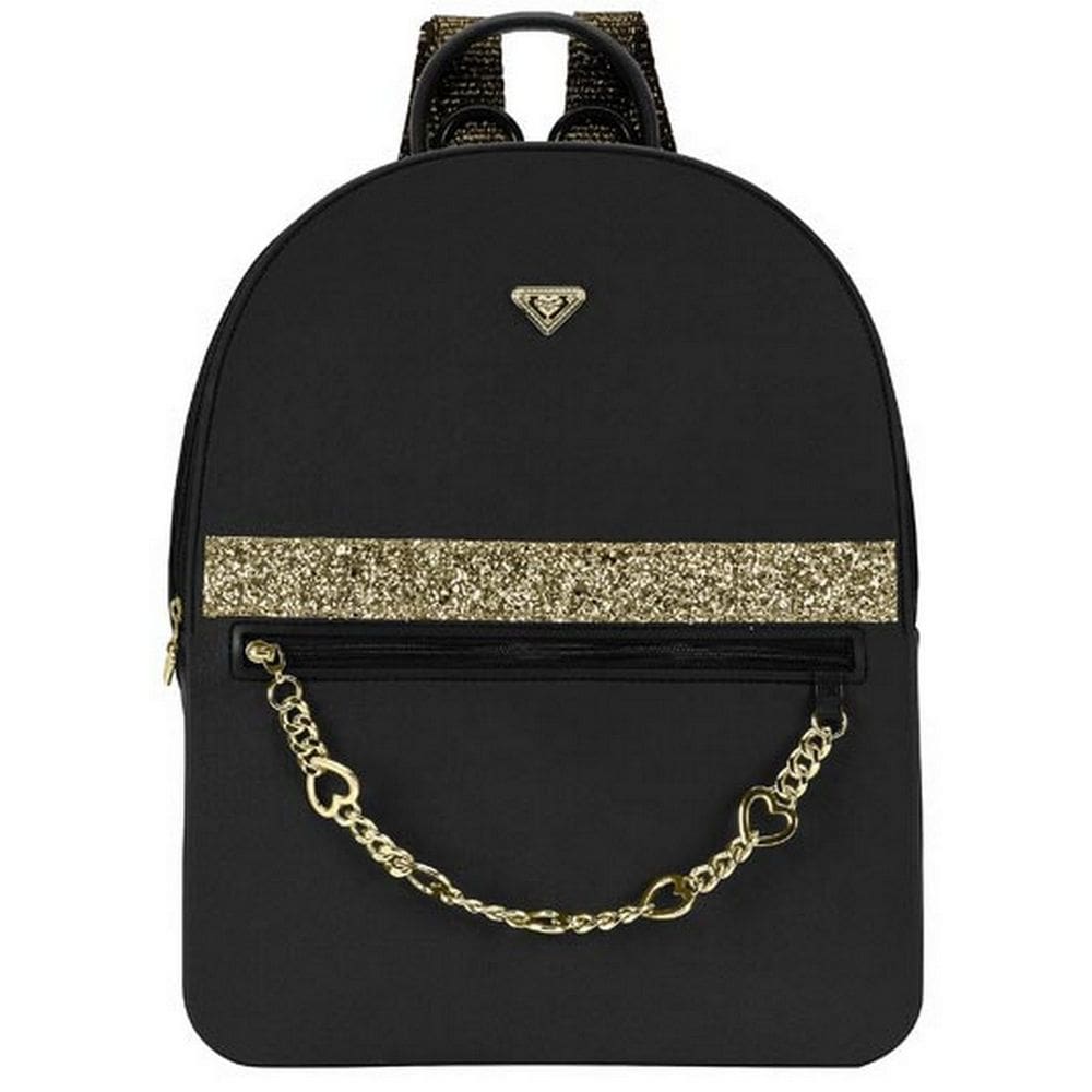 Bolsa Mochila Molekinha Meninas Gliter Corrente 20025.4