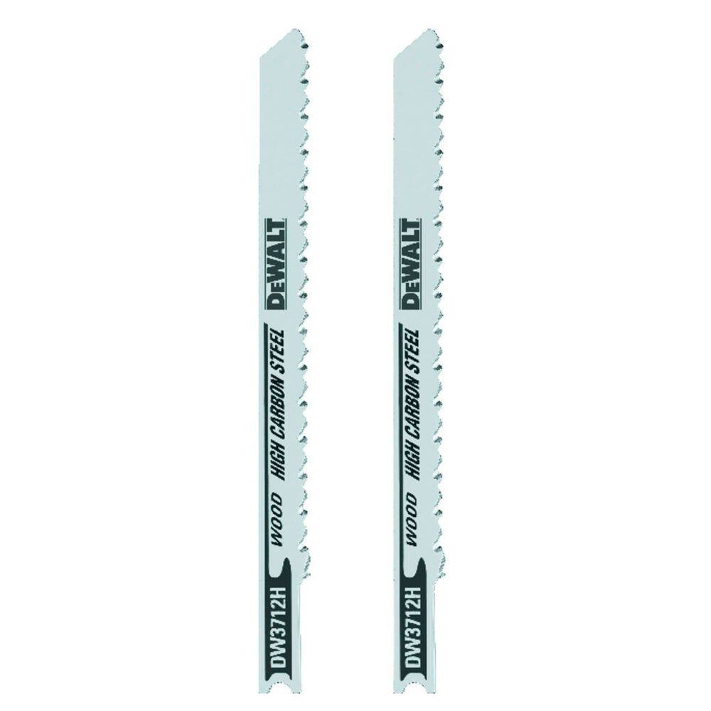 2 Lâminas Tico Tico 4" 10 Dentes Madeira Encaixe U DW3712H2 DeWalt - Unica Unico