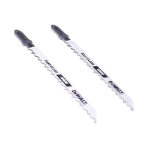 2 Lâminas Tico Tico 4" 6 Dentes Para Madeira Encaixe T DW3753H2 DeWalt - Unica Unico
