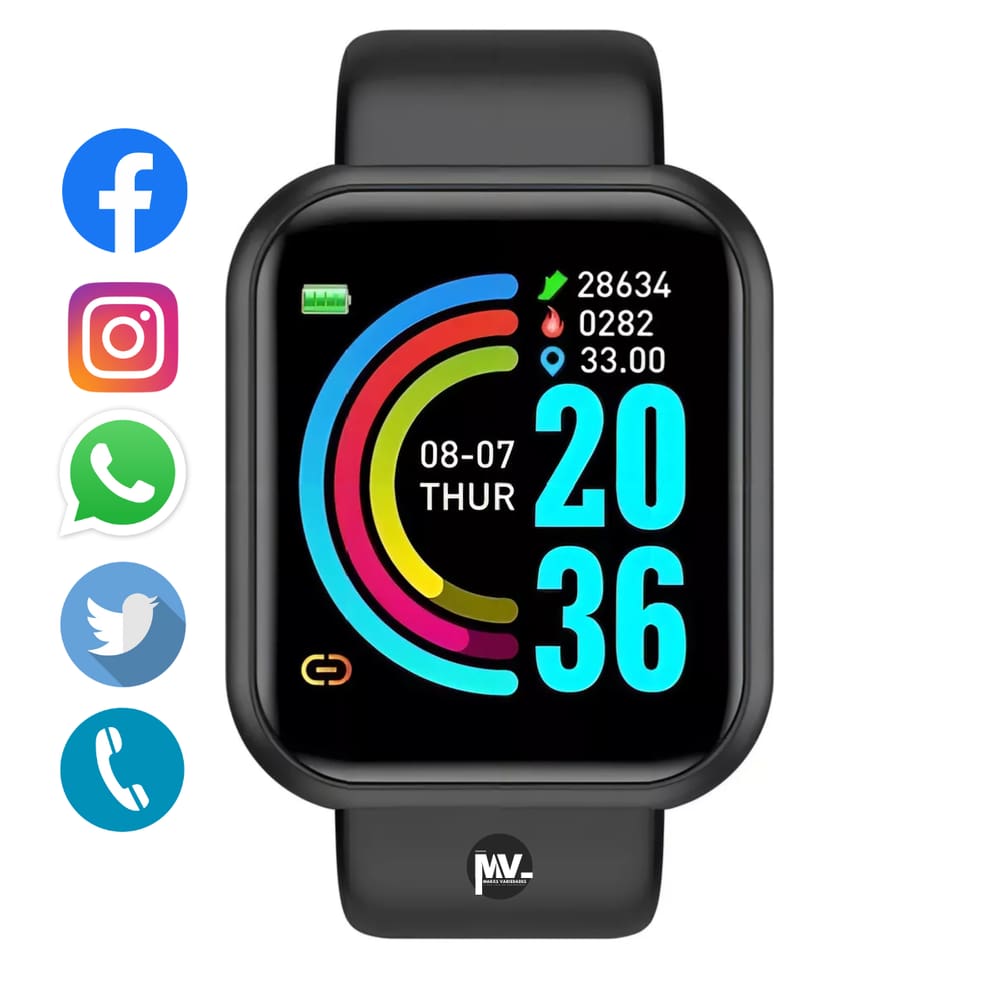 Relógio Inteligente D20 Smartwatch Fit Pro Y68