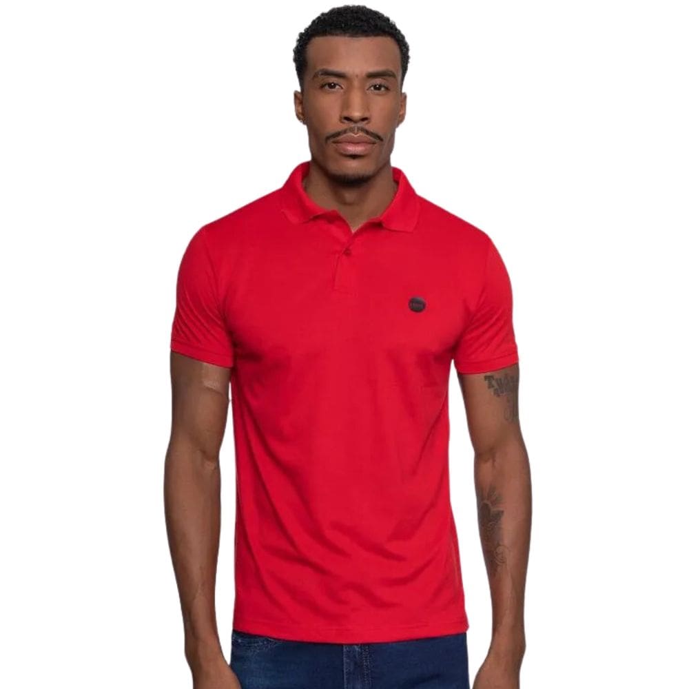 Camisa Polo Masculina Fatal Piquet Vermelha 29524