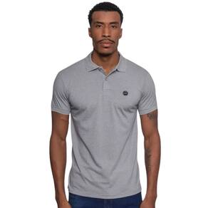 Camisa Polo Masculina Fatal Piquet Cinza Mescla 29524