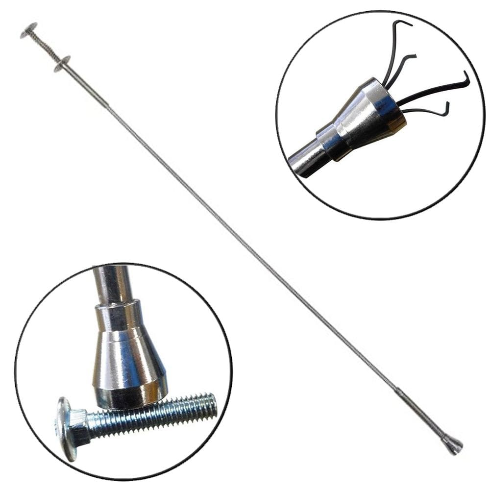 Chave Pescadora Flexível 2 em 1 com Garra e Imã 61 cm Ferramenta para Alcance em Locais de Difícil Acesso - Starfer