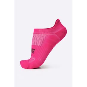 Meia Curta para Corrida HUPI Running Pro Invisível Rosa Neon - LT