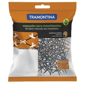 Espaçador Cruzeta Plástico Tramontina 1 Mm (saco Com 100 Un.)