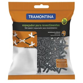 Espaçador Cruzeta Plástico Tramontina 3 Mm (saco Com 100 Un.)