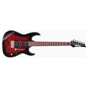 Guitarra 6C RG GIO Trans Red Burst Ibanez GRX70QA-TRB [F035]