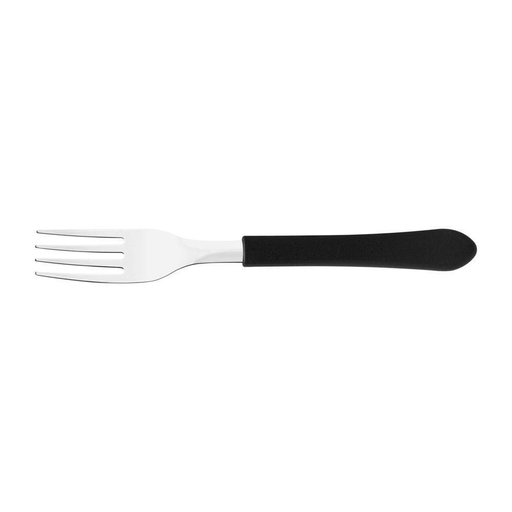 Kit 24 Garfo De Mesa Tramontina Leme Inox Preto