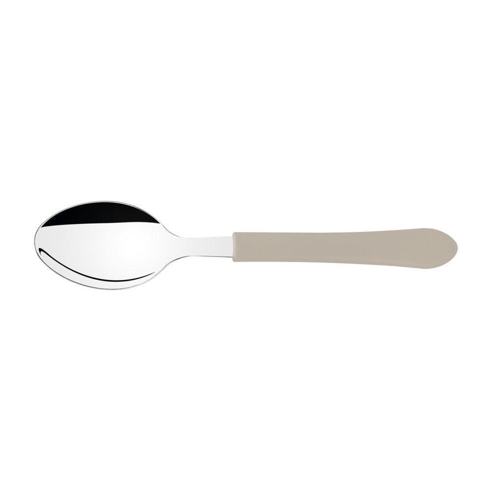 Kit 6 Colher De Mesa Tramontina Leme Inox Cinza