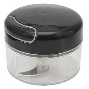 Mini Processador Manual Lyor 2 Laminas 200ml - Preto