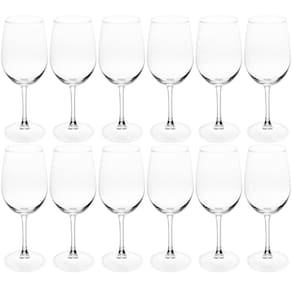 Jogo 12 Taças de Vinho 420ml Vidro Lyor Gourmet Degustação de Vinho Tinto Branco Rose