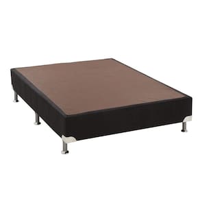 Cama Box Base Universal Casal Suede Nero Black (138x188x20) - Ortobom
