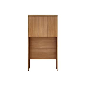 Modulado de Quarto Armário Ponte Aéreo Solteiro Rizon/Linea c/ 3 Portas Freijó-Cumaru - Novo Horizonte