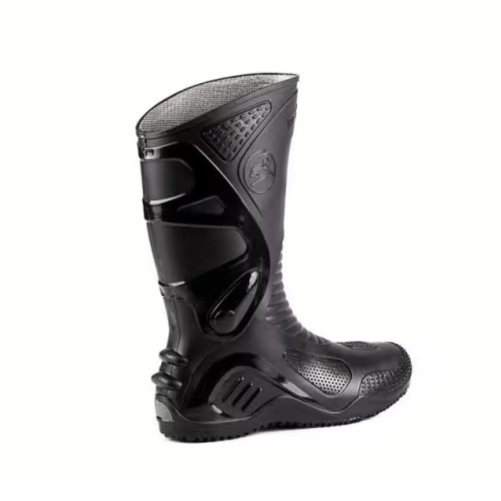 Bota De Pvc Cano Longo Preto Motofase