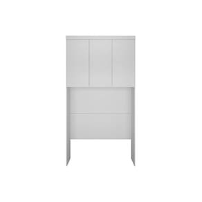 Armário Ponte Modulado Aéreo Solteiro Rizon c/ 3 Portas cor Branco - Novo Horizonte