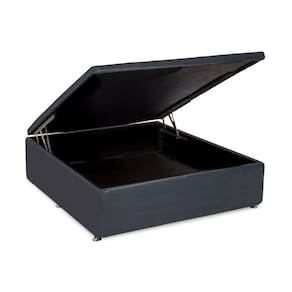 Cama Box Baú Casal Universal Courano Gray (138x188x39) - Ortobom