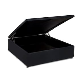 Cama Box Baú Casal Universal Courano Black (138x188x39) - Ortobom