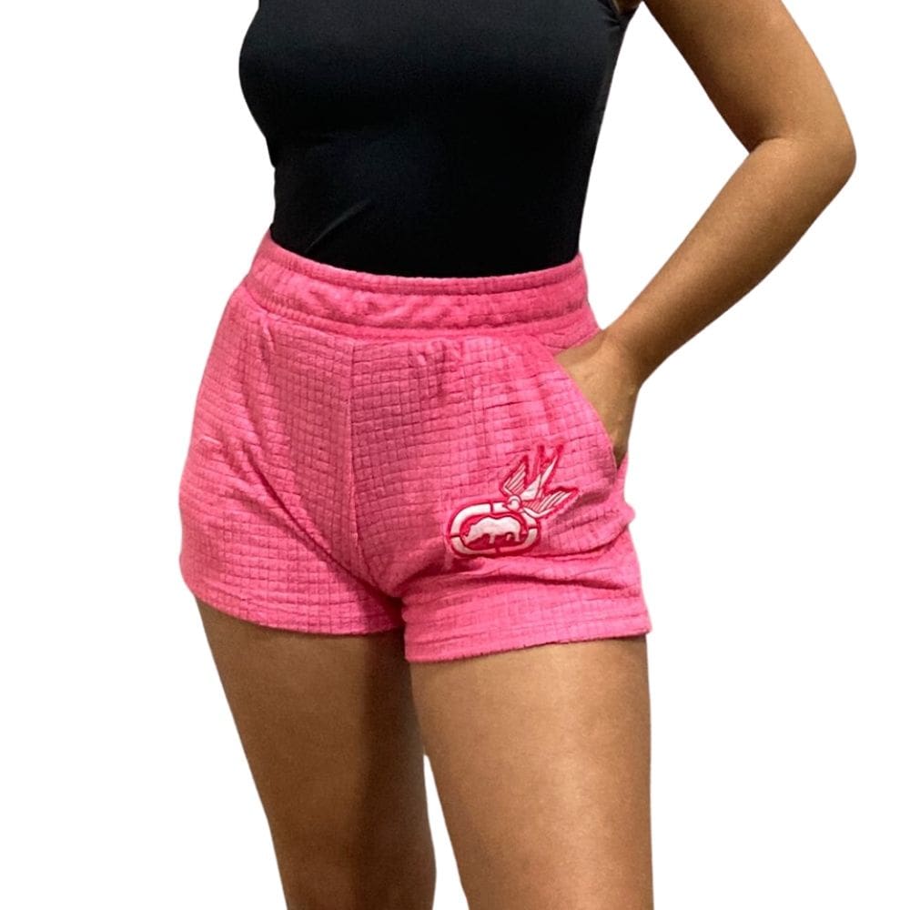 Shorts Curto Feminino Ecko Malu Rosa J767A