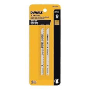 Lâminas Tico Tico 2 Peças 4" 10 Dentes Encaixe U DW3710H2 DeWalt - Unica Unico