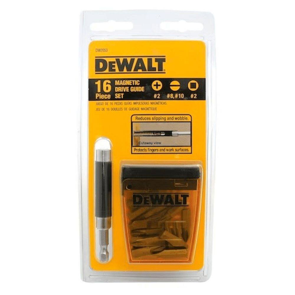 Jogo 16 Peças Parafusar Com Guia DW2053 DeWalt - Unica Unico