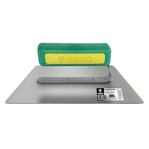 Desempenadeira Aço Inox Trapézio 24x13x12cm Aberta Galo