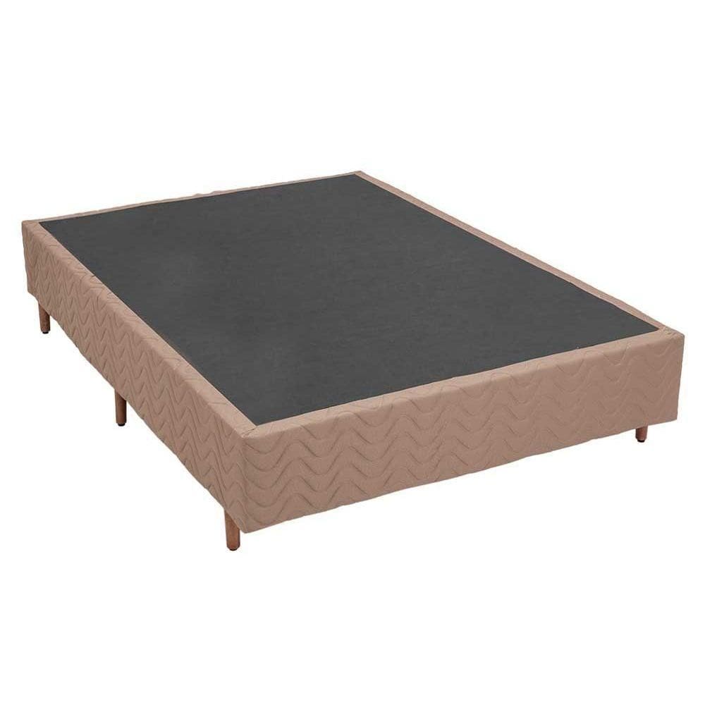 Cama Box Base Casal Universal Bordado Clean (138x188x20) - Polar