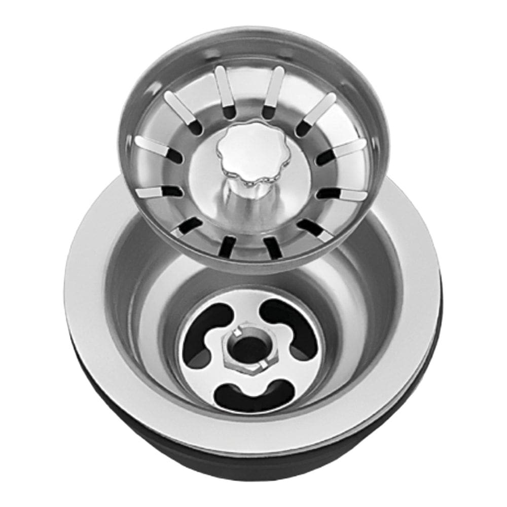 Válvula para Pia Aço Inox 3.1/2 G01 Cromado - Mpozenato