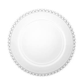 Prato para Sobremesa de Cristal Coração 20cm - Lyor
