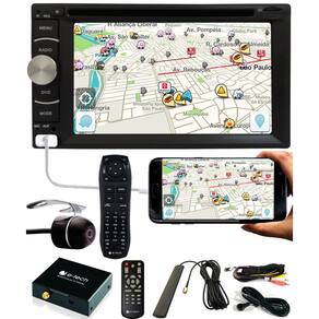 DVD Player 2 DIN E-Tech + Câmera Ré + SintonizadorDigital