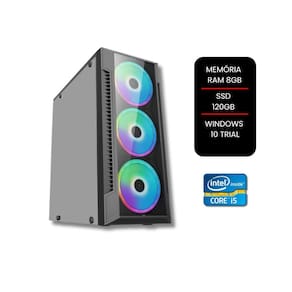 Velocidade com Windows 10 PC Intel i5, 8GB RAM, SSD 120GB