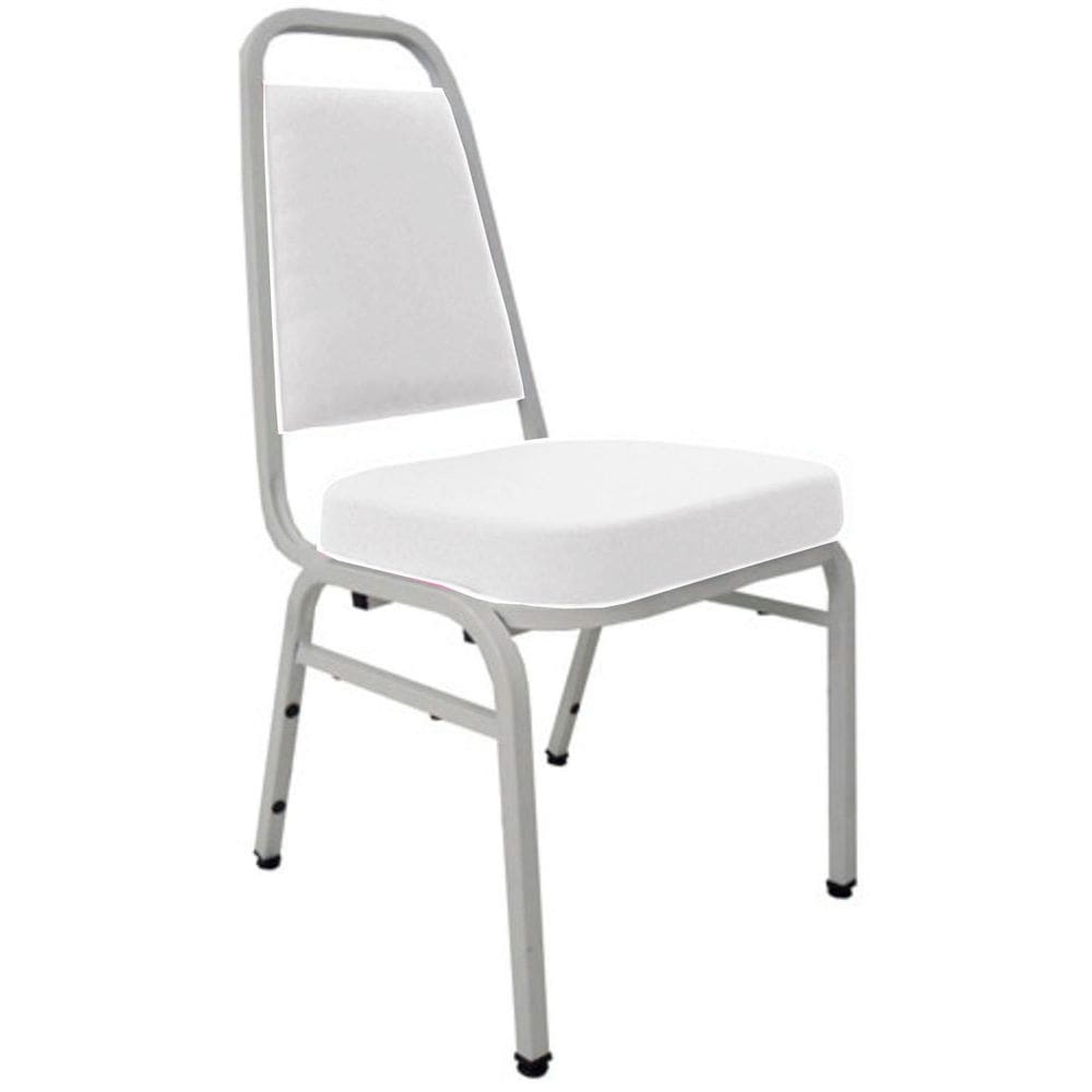 Cadeira Empilhável para Auditórios Linha Hotel Plus Branco