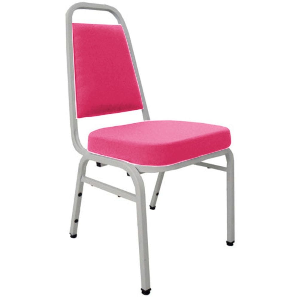 Cadeira Empilhável para Auditórios Linha Hotel Plus Rosa