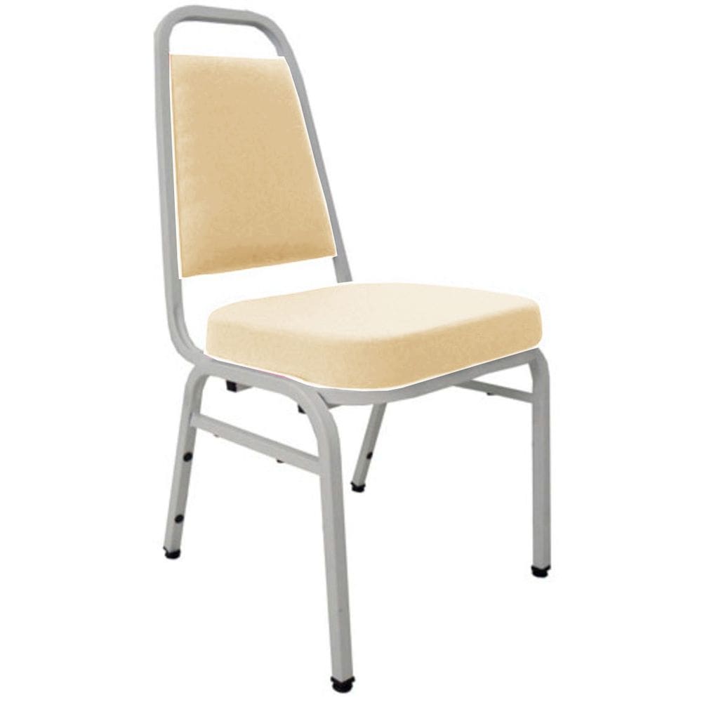 Cadeira Empilhável para Auditórios Linha Hotel Plus Bege