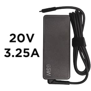 Fonte Compatível Carregador Notebook Lenovo ThinkPad, 20V, 3.25A, 65W, Plug Int. Amarelo Tipo-C, LE-10