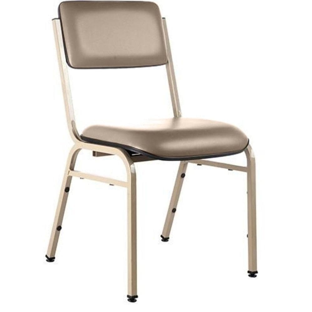 Cadeira Empilhável para Auditórios Linha Hotel Smart Bege