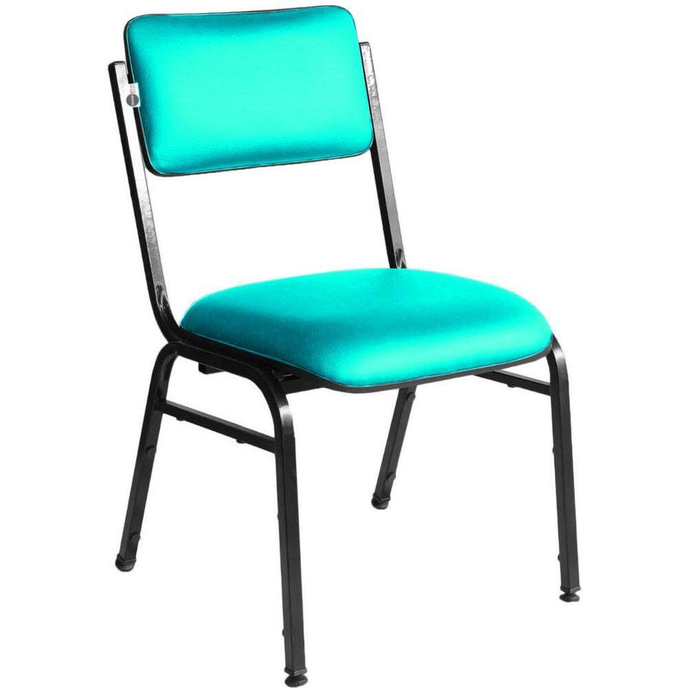 Cadeira Empilhável para Auditórios Linha Hotel Smart Verde