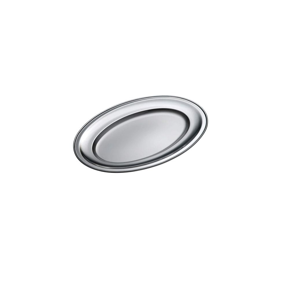 Travessa Oval Inox 25 Cm