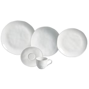 Aparelho de Jantar 30 Peças Orgânico New White Porto Brasil