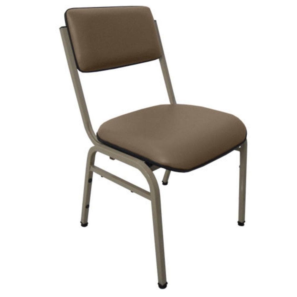 Cadeira Empilhável para Auditórios Linha Hotel Smart Bege