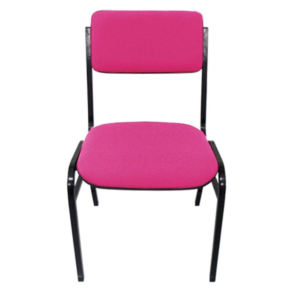 Cadeira Empilhável para Auditórios Linha Hotel Smart Rosa