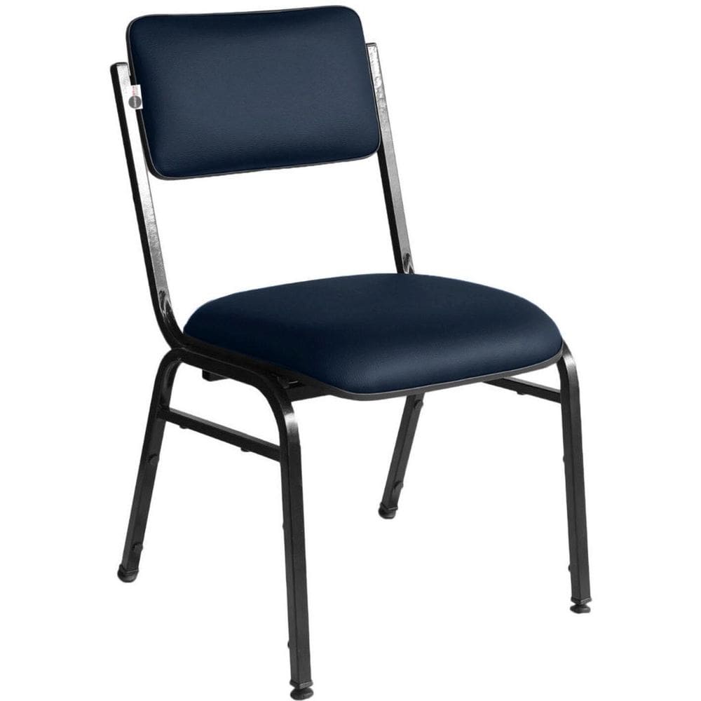 Cadeira Empilhável para Auditórios Linha Hotel Smart Azul