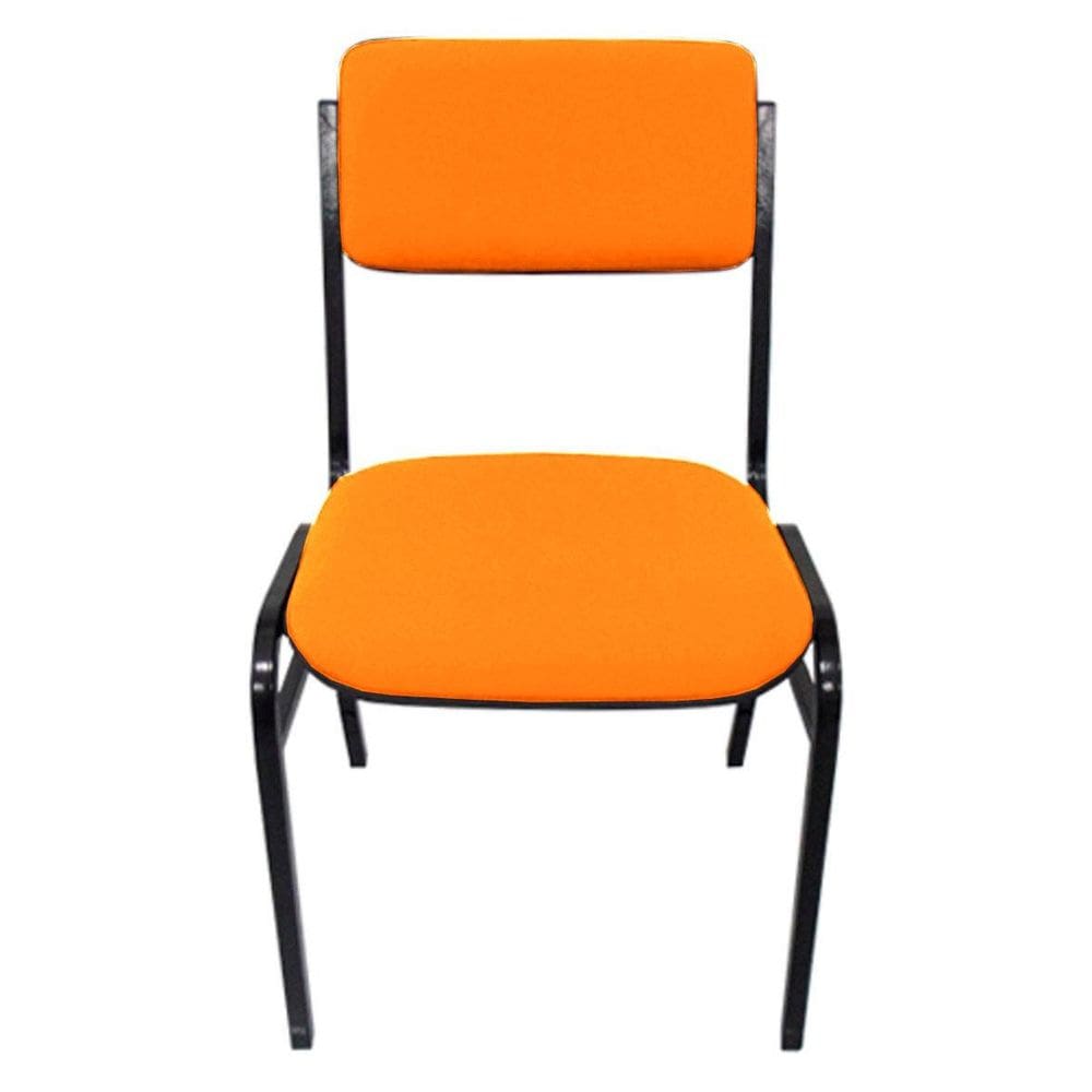 Cadeira Empilhável para Auditórios Linha Hotel Smart Laranja