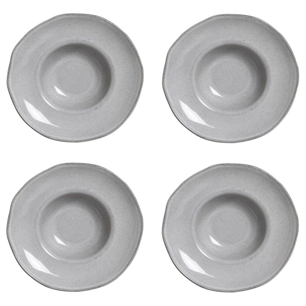 Conjunto de Pratos para Massa/Risoto 04 Peças Orgânico Dust Porto Brasil