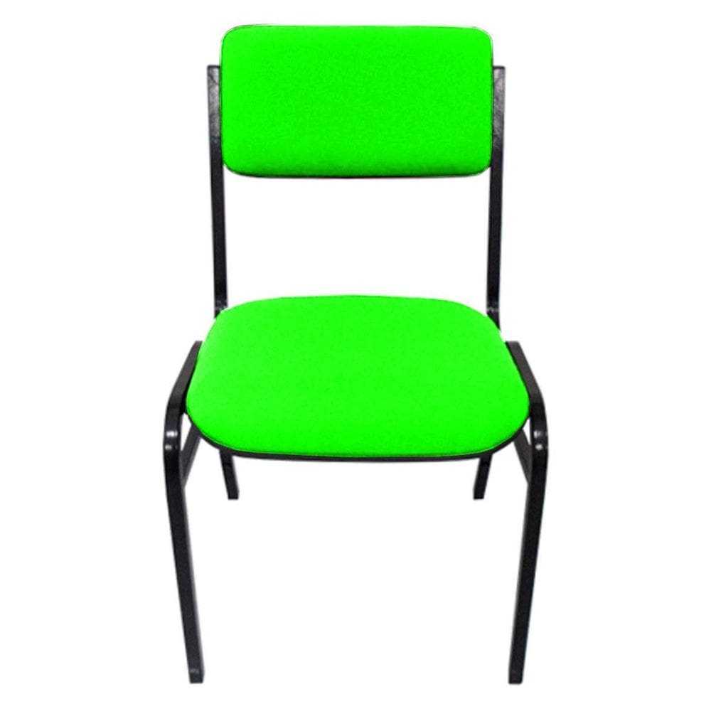 Cadeira Empilhável para Auditórios Linha Hotel Smart Verde