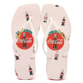 Chinelo Coca Cola Square Pixel Feminino Versátil Cc4377