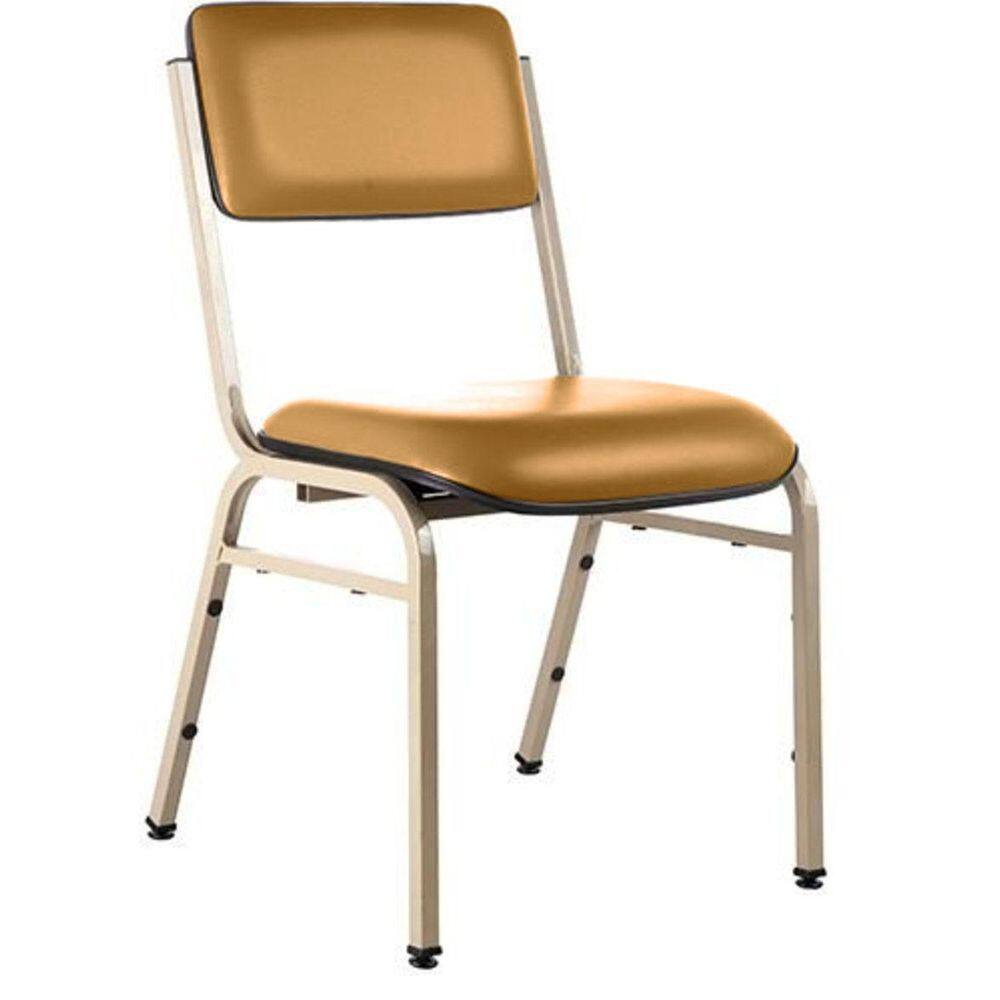 Cadeira Empilhável para Auditórios Linha Hotel Smart Amarelo
